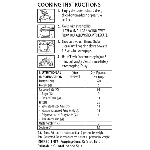 ACT II Instant Popcorn - Classic Salted, 60 g Pouch 