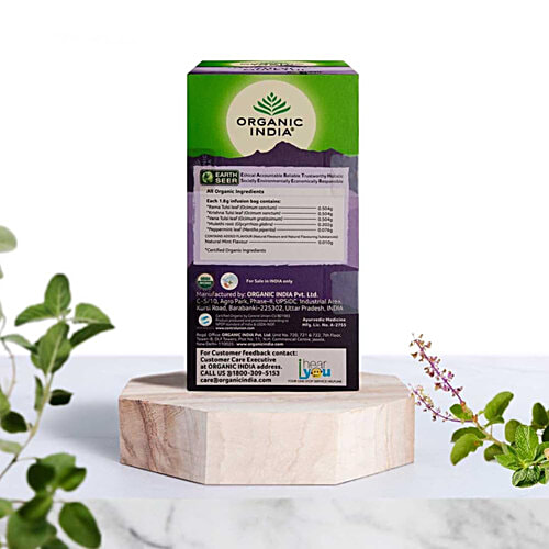 Organic India Infusion Tea - Tulsi Mulethi, 45 g (25 Bags x 1.8 g each) Caffeine Free