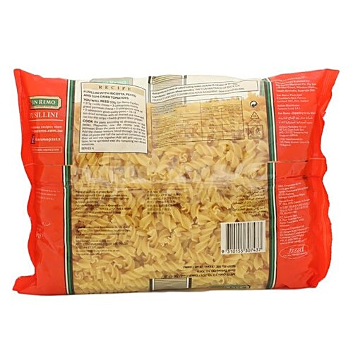 San Remo Pasta - Fusillini, 500 g Pouch 