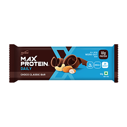 RiteBite Max Protein Protein Choco Classic Bar, 50 g  