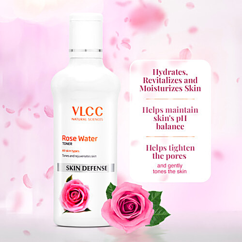 VLCC Rose Water Toner, 100 ml  Suits All Skin Types, Tones & Rejuvenates Skin
