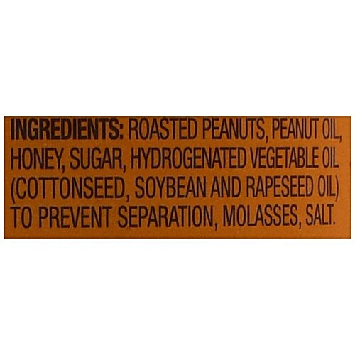 Skippy Creamy Peanut Butter - Roasted Honey Nut, 462 g Jar Zero Cholesterol, Zero Trans Fat