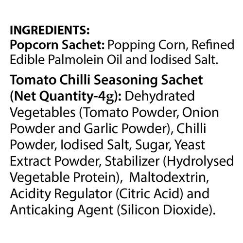 ACT II Instant Popcorn - Tomato Chilli Flavour, Hot, Fresh & Delicious, 59 g Pouch 