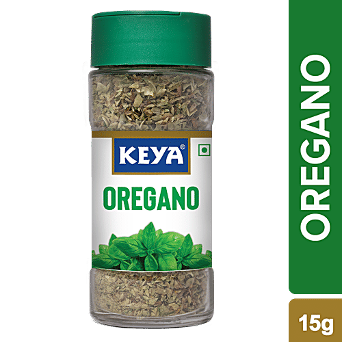 Keya Oregano - pasta,pizza,italian salads-freeze dried herbs, 15 g Bottle 