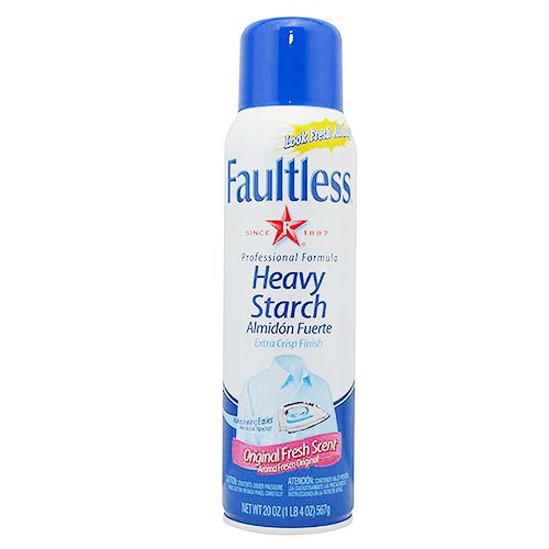 Faultless Heavy Starch - Original Fresh Scent, 567 g Bottle 