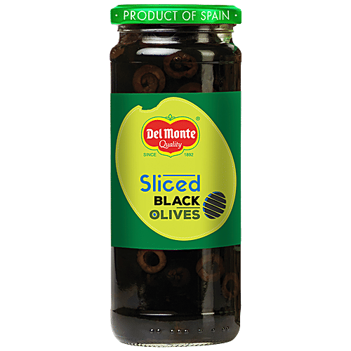Del Monte Black Olives - Sliced, 450 g Jar Packed with Anti-oxidants