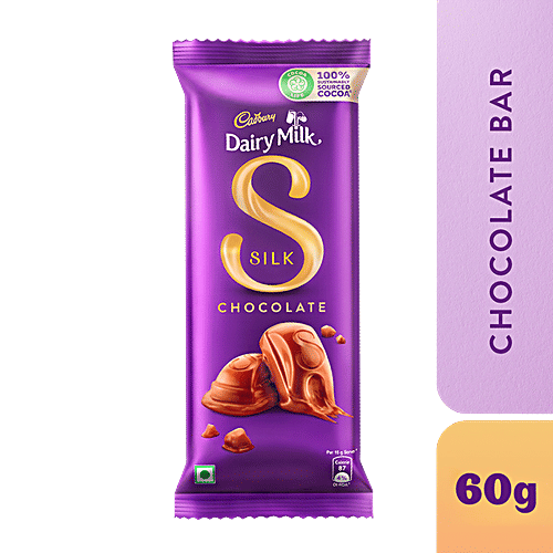 Buy Cadbury Dairy Milk Silk Chocolate Bar 60 Gm Online At Best Price of
