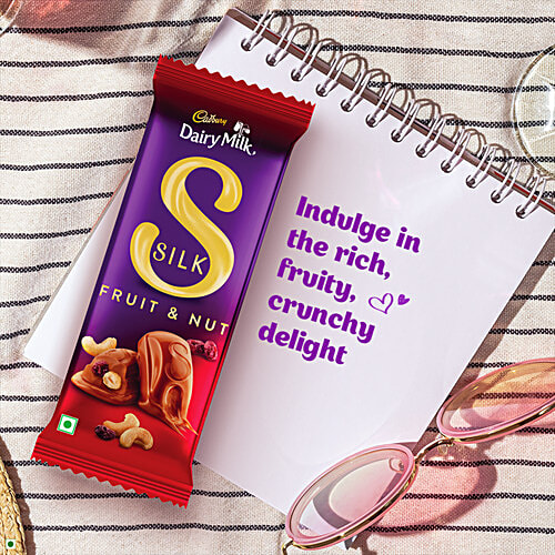 Buy Cadbury Dairy Milk Silk Fruit Nut Chocolate Bar 55 Gm Online At