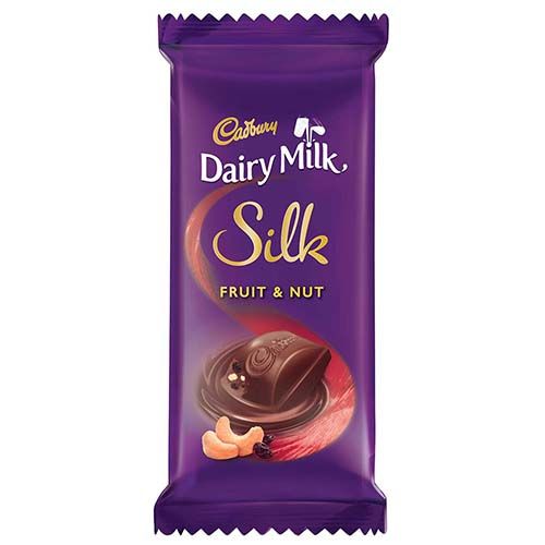 Buy Cadbury Dairy Milk Silk Fruit Nut Chocolate Bar 55 Gm Online At ...