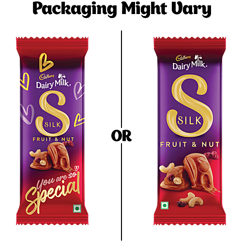 Cadbury Dairy Milk Silk Fruit & Nut Chocolate Bar, 129 g  