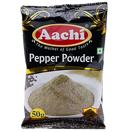 Aachi Powder - Pepper, 50 g Pouch Aroma Lock Processing