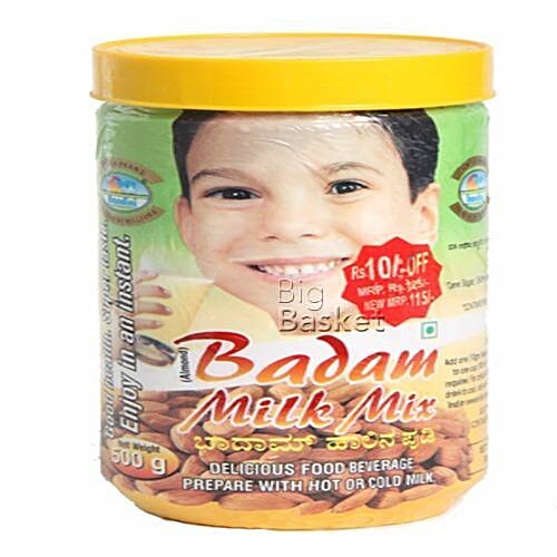 Nandini Mix - Badam Milk, 500 g Jar 