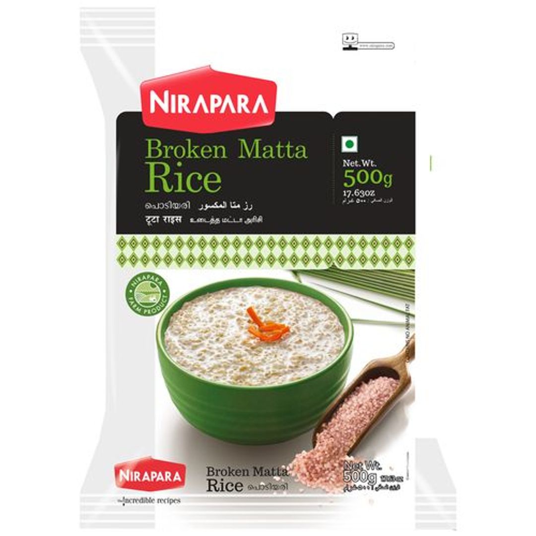 Nirapara Broken Rice Matta, 500 g Pouch