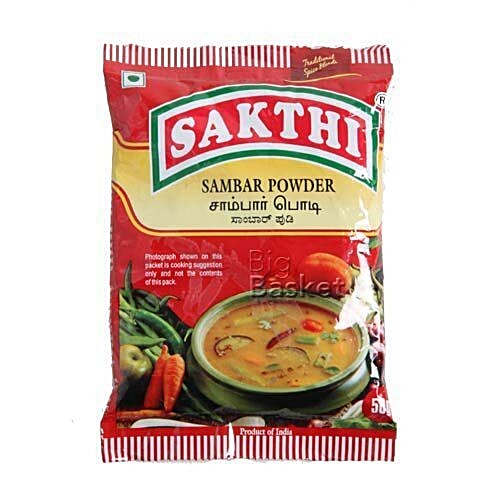 Sakthi Powder - Sambar, 50 g Pouch 