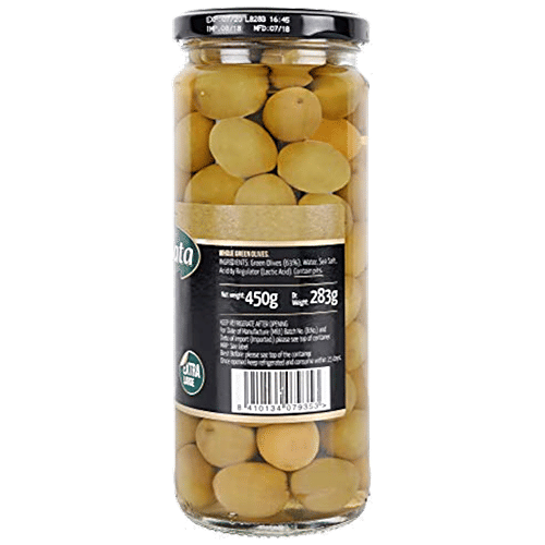 Buy Fragata Spanish Olives Whole Green 450 Gm Jar Online At Best Price