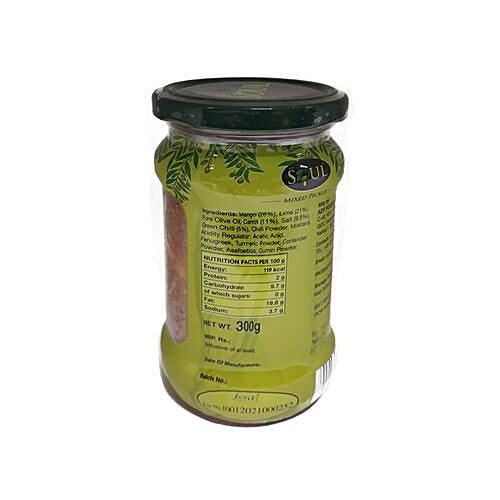 Buy Soul Pickle Mixed Made In Virgin Olive Oil 300 Gm Jar Online At