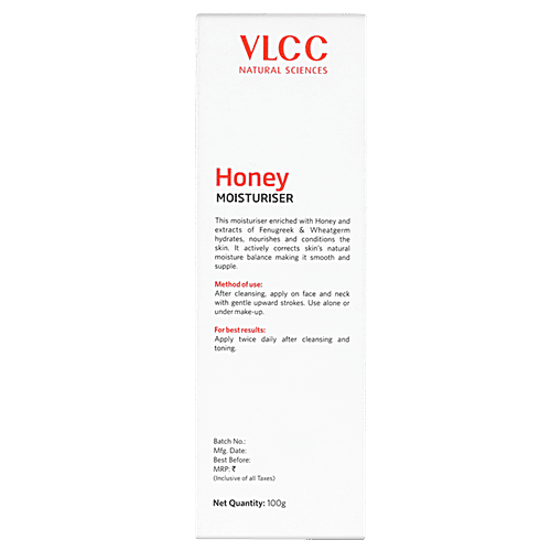VLCC Honey Moisturiser For Deep Moisturization & Nourishes Skin, 100 g