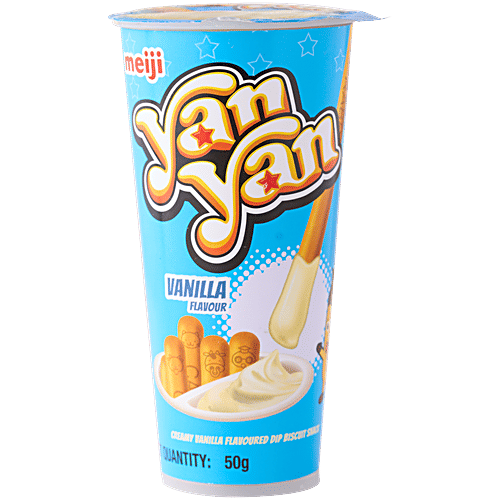 Yan Yan  Dip Stick Snack - Milky Vanilla Cream, 50 g  Trans Fat Free