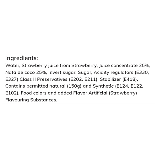 Mogu Mogu Juice - Strawberry, 300 ml  Zero Fat
