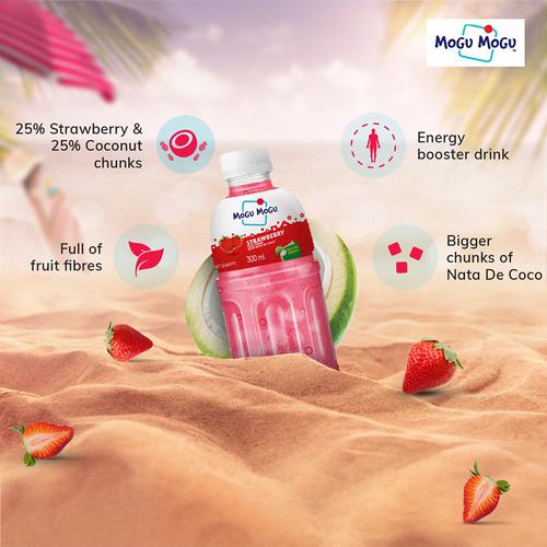 Buy Mogu Mogu Juice Strawberry 300 Ml Online At Best Price of Rs 70 ...