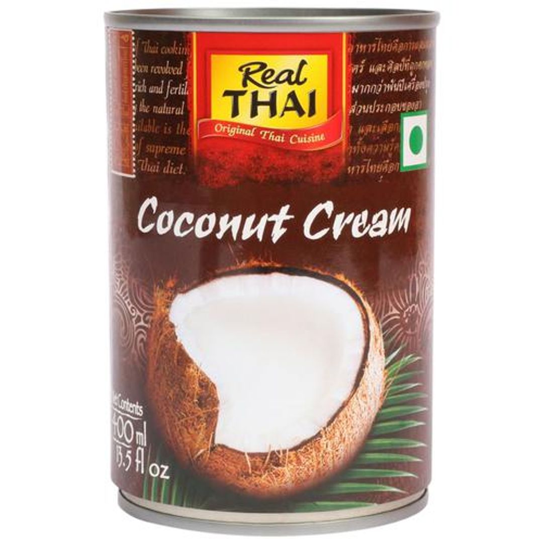 REAL THAI Coconut Cream, 400 ml Can