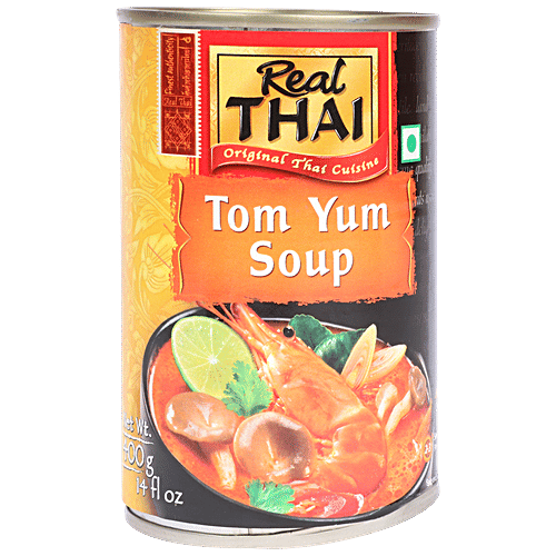 REAL THAI Tom Yum Soup, 400 g Can Zero Trans Fat