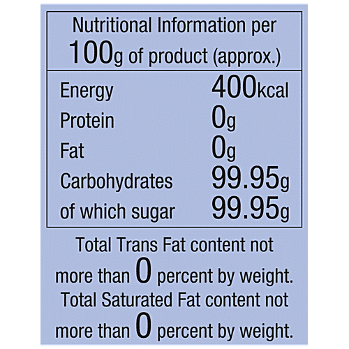 Parry's Pure Refined - Sugar Sulphur Free/Sakkare, 1 kg Pouch