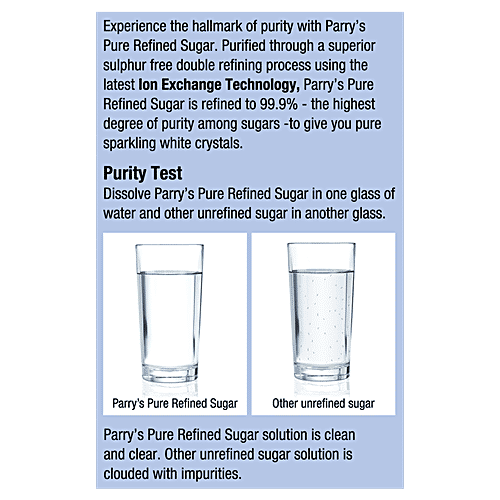 Parry's Pure Refined - Sugar, Sulphur Free/Sakkare, 5 kg Pouch 