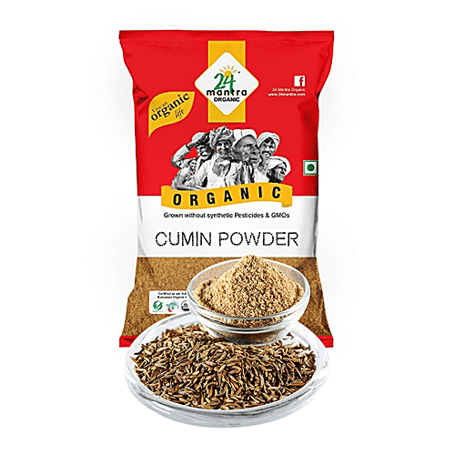 24 Mantra Organic Cumin Powder, 100 g Pouch 