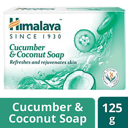 Himalaya Cucumber & Coconut Soap, 125 g  