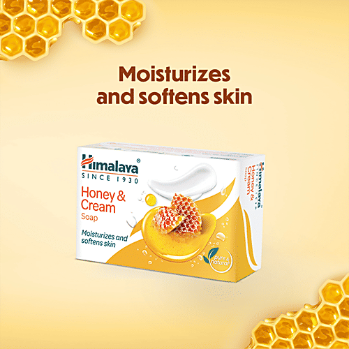 Himalaya Honey & Cream Soap, 125 g Moisturizes & Nourishes Skin