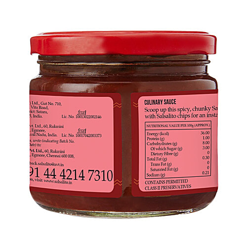 Buy Tex Mex Salsalito Dip Salsa 300 Gm Jar Online at the Best Price of