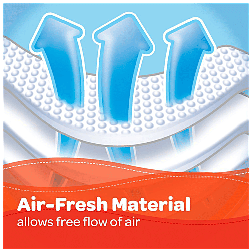 Huggies New Dry Diapers - Large, Double Leak Guard, Prevents Leakage, 52 pcs