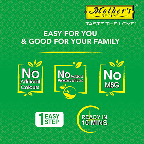 Mother's Recipe Kadhai Paneer Mix, 80 g Pouch No MSG, Preservatives & Artificial Colours