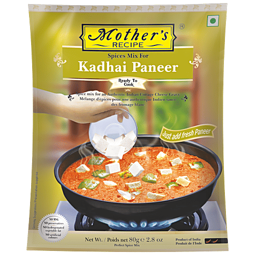 Mothers Recipe Mothers Recipe mix-kadhai-paneer 80 g Pouch, 80 g Pouch 