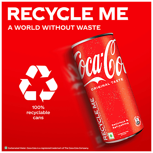 Coca Cola Original Taste Soft Drink, 300 ml Can