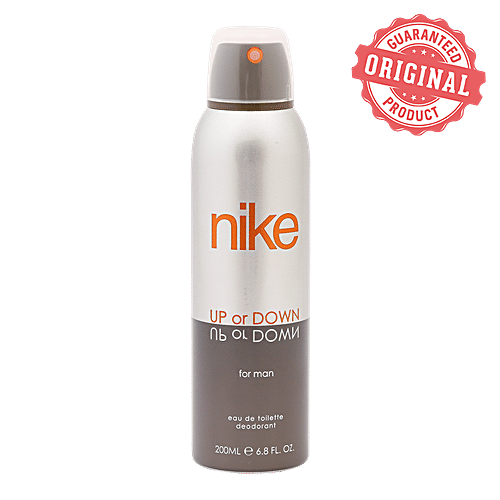 Nike Up Or Down Eau De Toilette Deodorant - For Man, 200 ml  