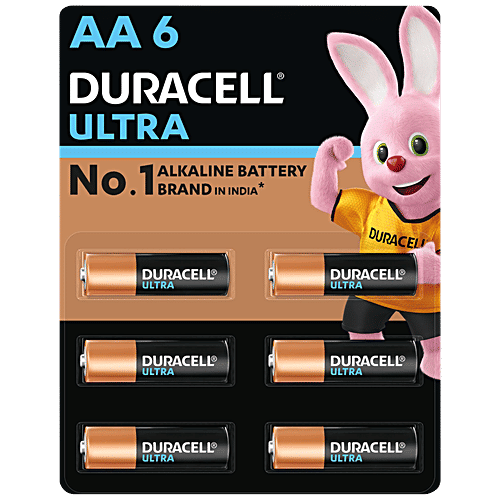 Buy Duracell Alkaline Battery Aa 6 pcs Online at Best Price. of Rs