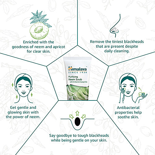 Himalaya Purifying Neem Scrub, 100 g  