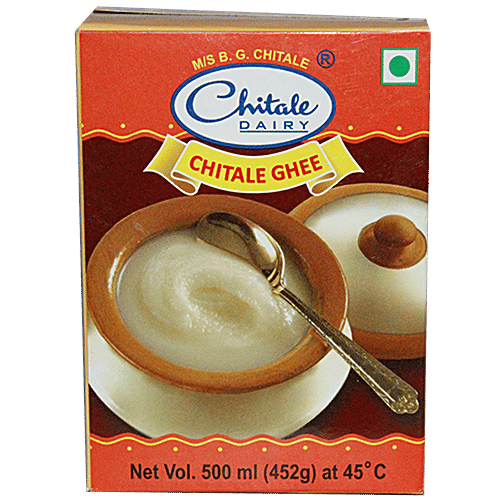 Buy Chitale Dairy Pure Ghee 500 Ml Carton Online at the Best Price of