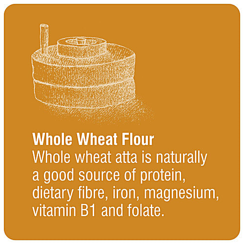 24 Mantra Organic Whole Wheat Atta, 5 kg Pouch 