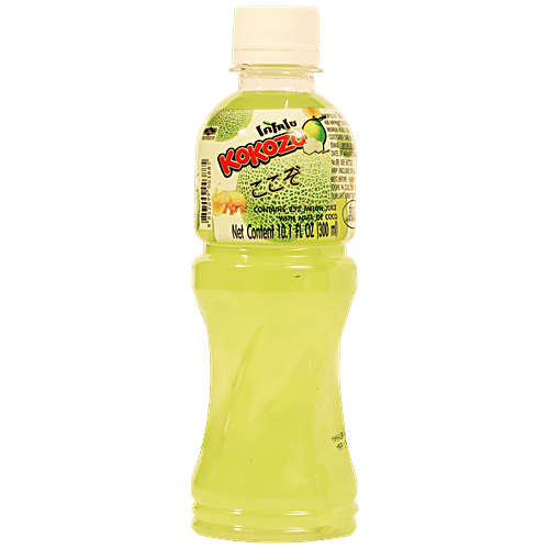 Kokozo Fruit Juice - Melon With Nata De Coco, 300 ml Zero Fat