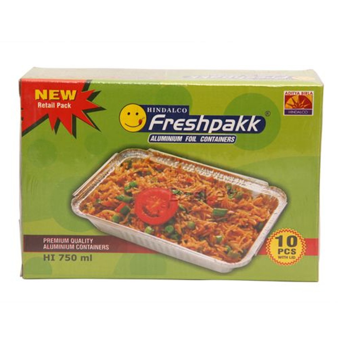 Buy Hindalco Freshpakk Aluminium Foil Containers with Lid Online at
