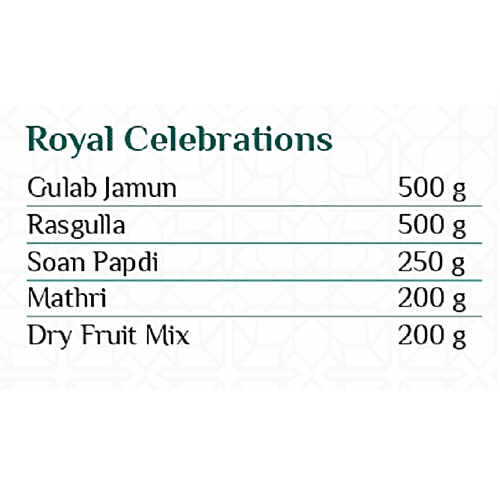 Haldiram's Gift Pack - Royal Celebrations, 1.65 kg  