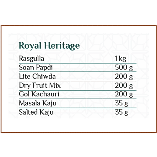 Haldiram's Gift Pack - Royal Heritage, 2.17 kg Box 