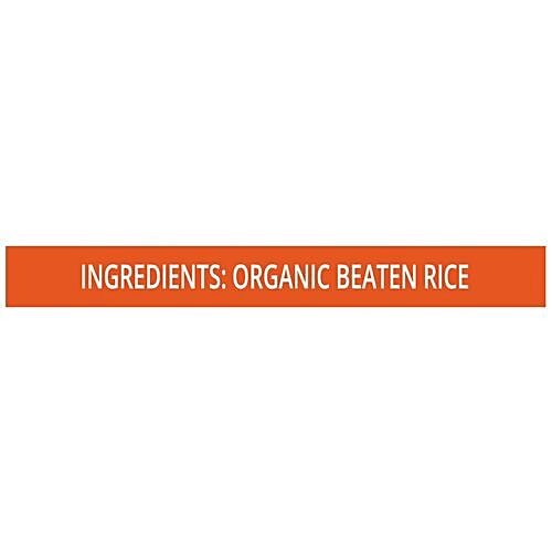 Pro Nature Organic Beaten Rice/Chawal, 500 g Pouch 