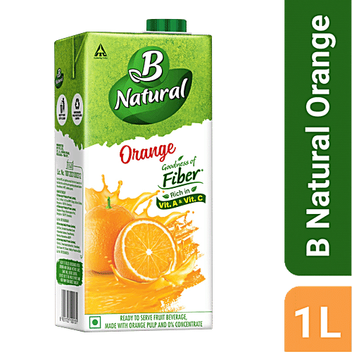 Buy B Natural Juice Orange Oomph 1 L Carton Online At Best Price of Rs