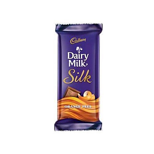 Buy Cadbury Dairy Milk Silk Orange Peel 145 Gm Pouch Online at the Best