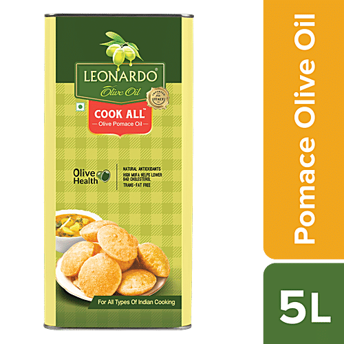 Leonardo Olive Pomace Oil, 5 L Tin 