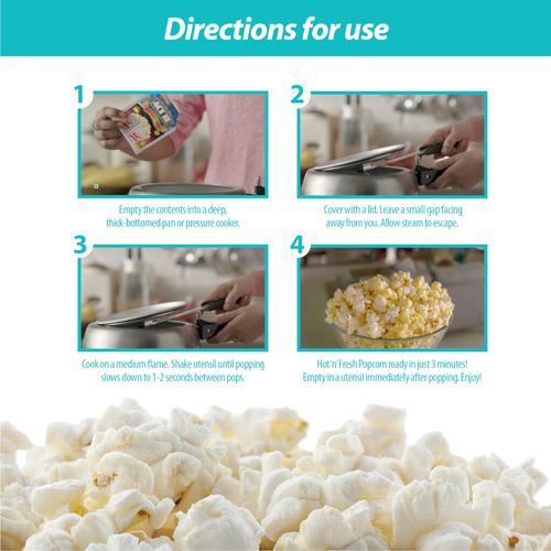 ACT II Instant Popcorn - Tandoori Tadka Flavour, Snacks, 70 g Pouch 